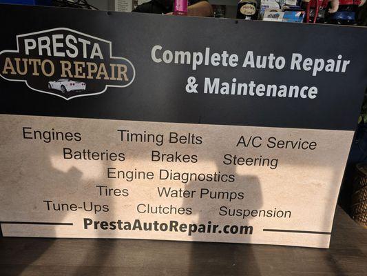 Presta Auto Repair