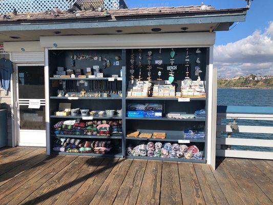 Big selection of souvenirs for sale