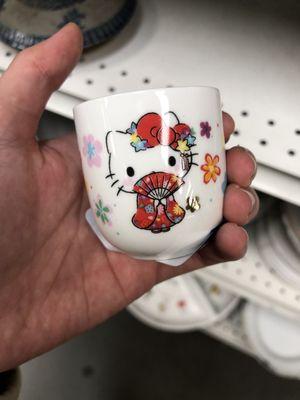 Hello kitty sake cup