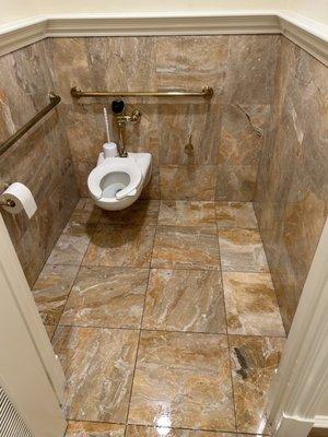 Before professional grout clean at trump national golf course