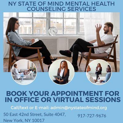 NY State Of Mind Mental Health Counseling Services