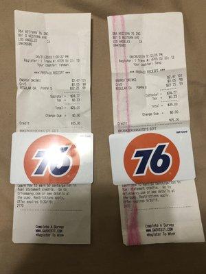 I've used gift cards with other employees with no problem at all. But lee who is the manager doesn't know how to do it.