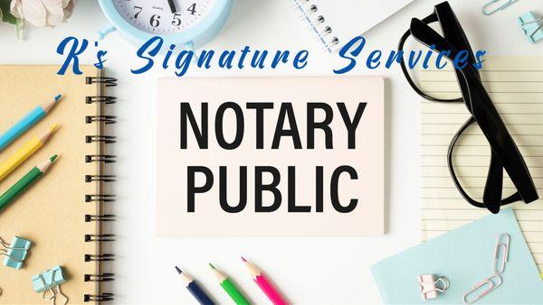 Mobile Notary, certified loan signing, readily available for your need.
