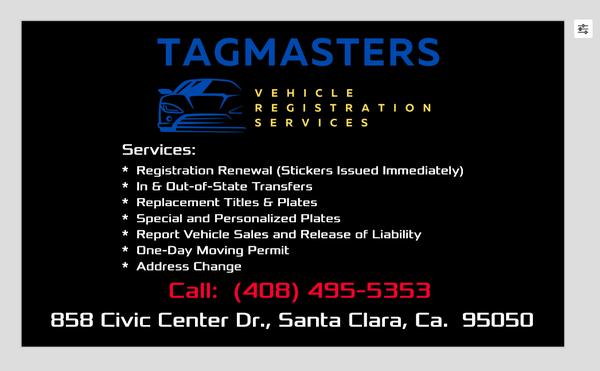 Tagmasters Banner