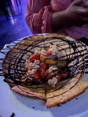 Shrimp flatbread