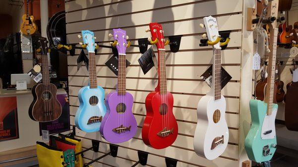 More UKULELES