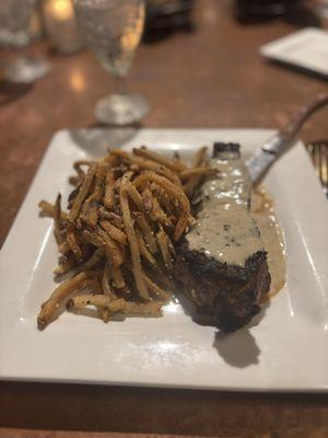 Kc Strip with Truffle fries