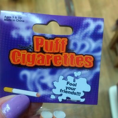 Kiddie cigarettes! Buy them for your 5-year-old!