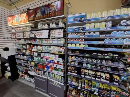 Great collection of vapes and gummies and Jay's.