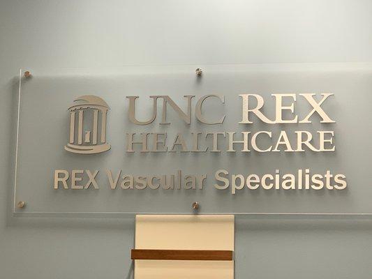 Waiting area signage