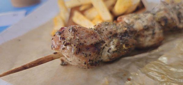 Kalamaki (pork kabob)