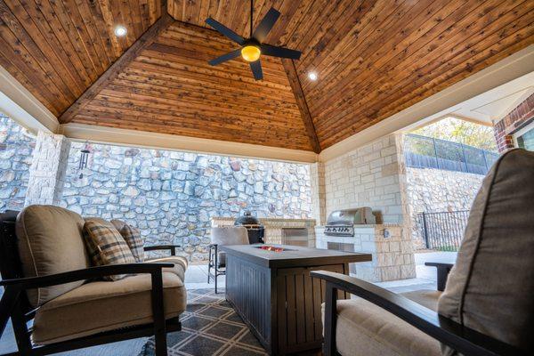 This was a full tear-off and build-back patio cover, and the transformation speaks for itself.