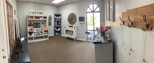 Our boutique room offers fun gifts and other goodies!