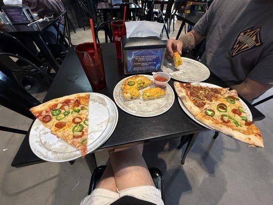 Two slices is plenty