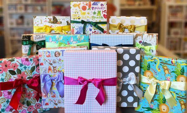 Our gift-wrapping service is complimentary! Exclusions apply, based on size of product.