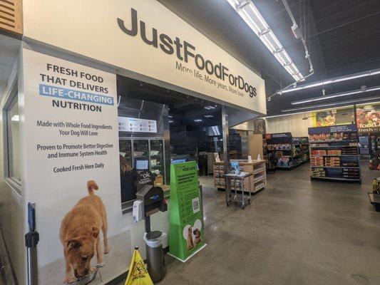 JustFoodForDogs inside Petco Sports Arena, San Diego, CA