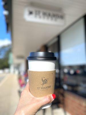 Blueberry pancake latte