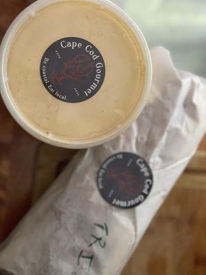 Lobster Bisque & a Trifecta Sandwich