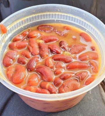 Side of red bean that came with the 1/2 rotisserie chicken. Was tasty, nice portion.