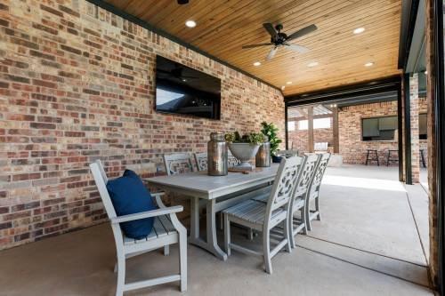 POLYWOOD 8 seat Dining Group Sand