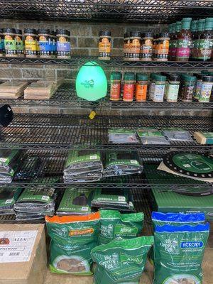 Wood chunks n dry rubs