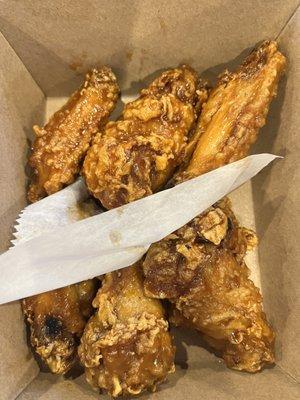 Soy garlic wings