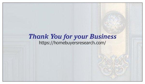 Homebuyers Research and Consulting