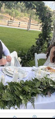 Ugly green circle and shrub runner