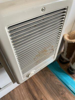 Urine??? In the heater