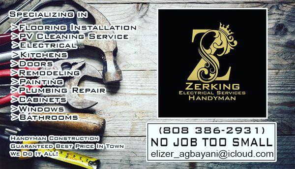 ZerKing Electrical And Handyman Services