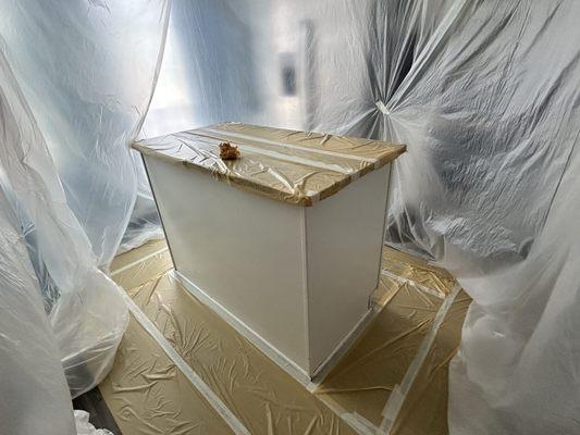 Work in progress giving my kitchen island a major facelift