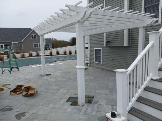 Vinyl Pergola Western Cranston