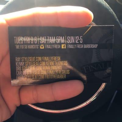 Best barbershop in the area!