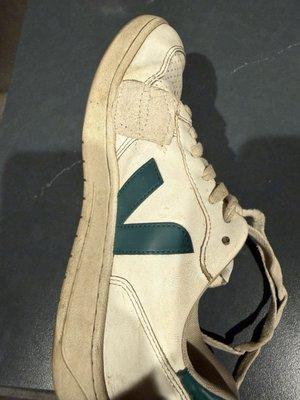 He ruined my shoes. When I asked how come he thought this is a good job, he said this is all I could do. I'm shocked.