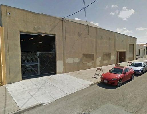 Storefront on Underwood Avenue, San Francisco 94124.