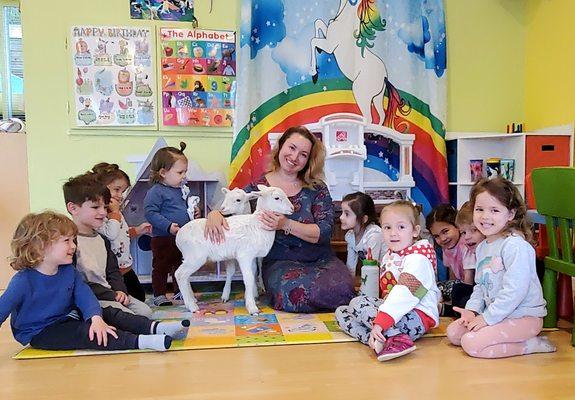 Anna has two little lambs