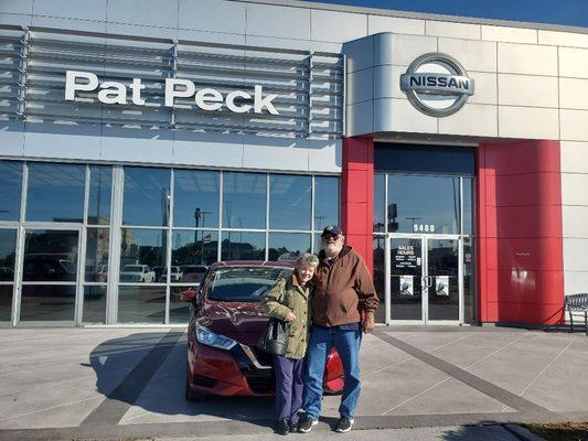 Happy customers who purchase a brand new Versa