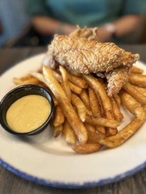 Chicken tenders with honey mustard