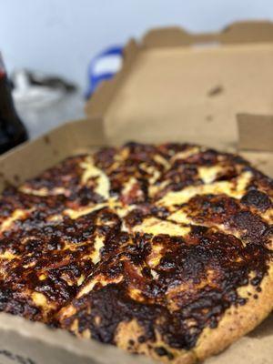 Extra well done pepperoni