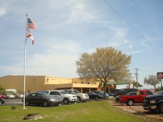 Entrance from Fairchild Drive