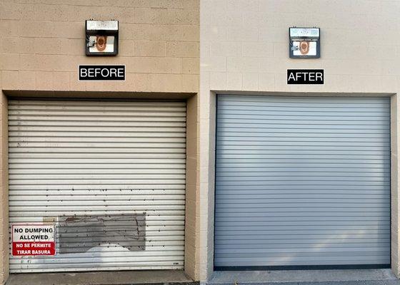 Before (Left) and After (Right)