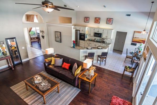 Using a staging professional allows buyers to see the full potential of a home.