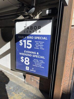 Tabor Center Parking Garage