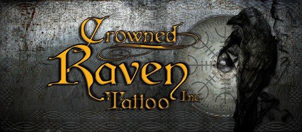 Crowned Raven Tattoo, Inc. online banner