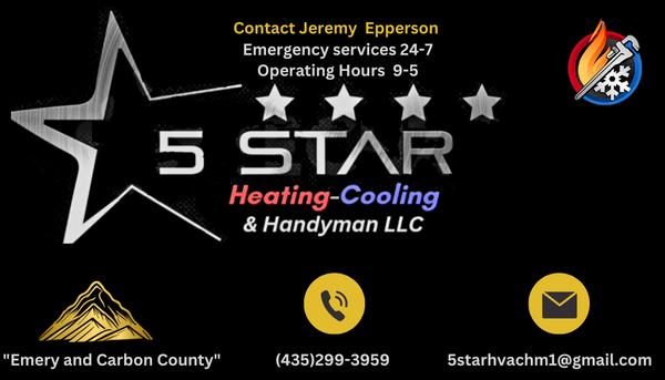 5 Star Heating-Cooling & Handyman