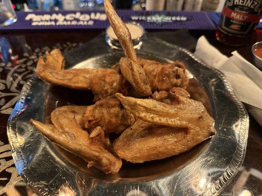 Four whole wings per order