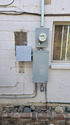 Panel relocation and upgrade.