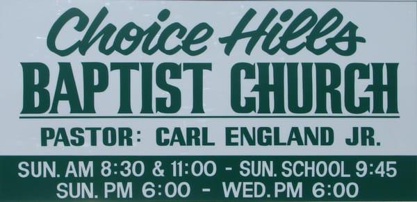 Choice Hills Baptist Church
