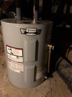 New water heater