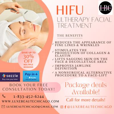 Experience the wonders of Hifu, its fast painless, and highly effective!